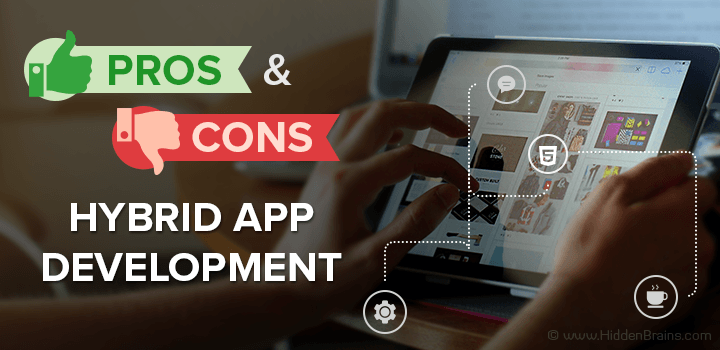 hybrid vs native app development pros cons banner